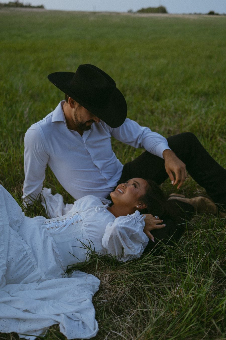 Laying in the grass together
